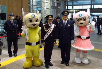 Shigekix選手一日警察署長