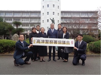 警察学校視察の写真