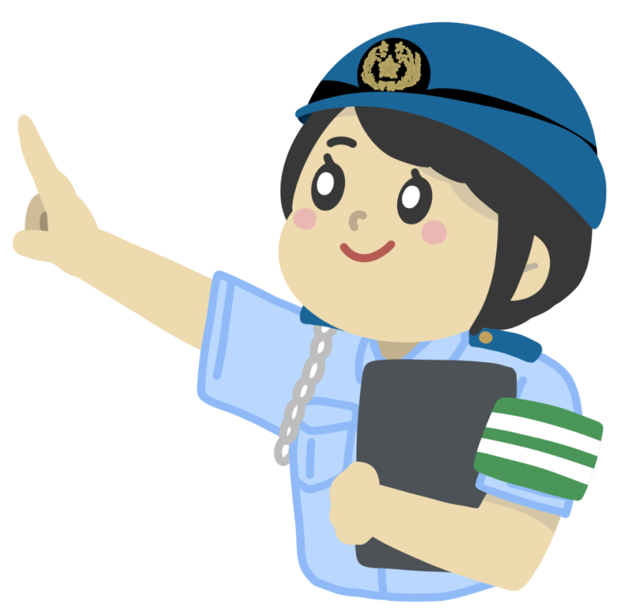 女性警察官イラスト