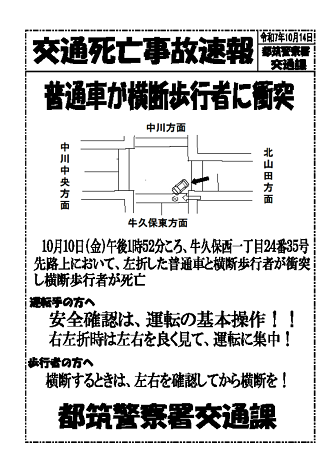 交通死亡事故速報1