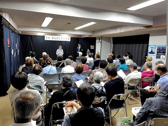 特殊詐欺防犯演劇の写真