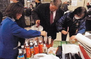 震災時の警察署内の状況