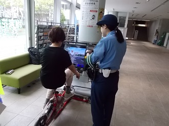 シミュレーター使用の様子1
