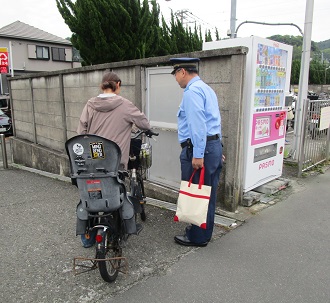 自転車盗難防止キャンペーン(逗子・葉山駅)
